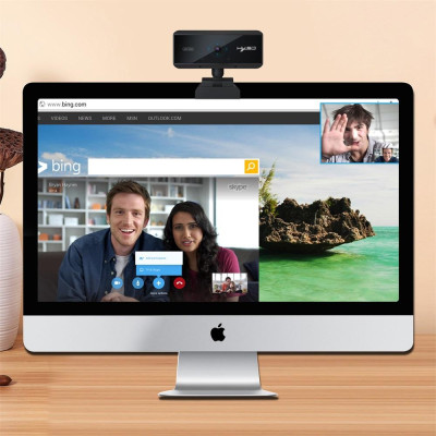 HXSJ S3 5 Million Pixels Auto Focus Webcam HD 1080P Video Call Web Camera Built-in Microphone with Privacy Cover for PC