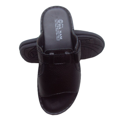 Dép Nam Quai Ngang Da Bò Thật TiTi ĐÔ Cao Cấp DN248d