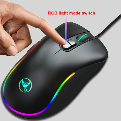 Tổ hợp bàn phím và chuột HXSJ J300 + V100  chơi game có thể lập trình ánh sáng RGB