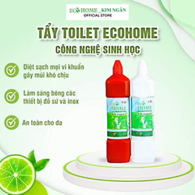 Tẩy Bồn Cầu ECOHOME - Tẩy Bồn Cầu ECOHOME Kim Ngân Store Hương Quế Giúp Đánh Bay Mọi Vết Bẩn, Diệt Mọi Vi Khuẩn