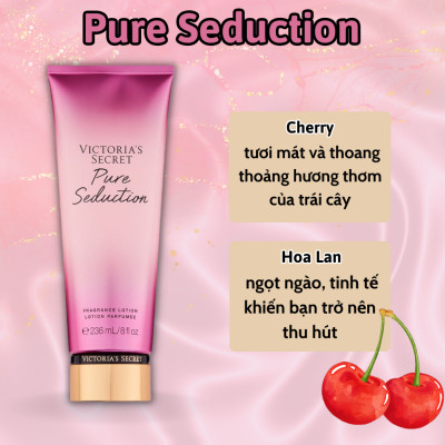 Body Mist Victoria Secret Chính Hãng Pure Seduction, Xịt Thơm Body Toàn Thân Hương Nước Hoa 250ml