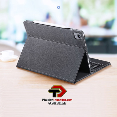 Bao da kèm bàn phím cho iPad Pro 11 2018 chính hãng Dux Ducis có bàn di chuột TrackPad, có ngăn để bút - Hàng chính hãng
