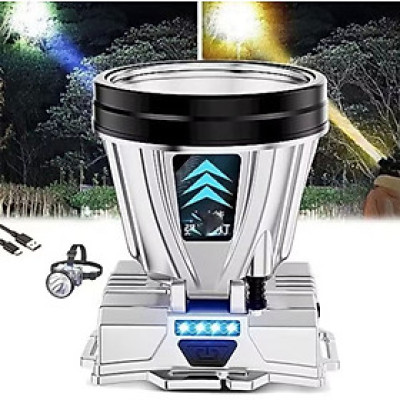 ĐÈN PIN SẠC ĐỘI ĐẦU ĐỘ PIN SIÊU SÁNG XUYÊN ĐÊM MẪU MỚI CHẤT LƯỢNG CHO MỌI GIA ĐÌNH 