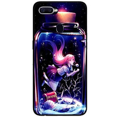 Ốp lưng dành cho Oppo A12 - A5s (A7) mẫu Cô Gái Trong Lọ