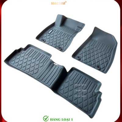 Thảm lót sàn xe ô tô MG ZS (sd) Nhãn hiệu Macsim chất liệu nhựa TPE cao cấp màu đen