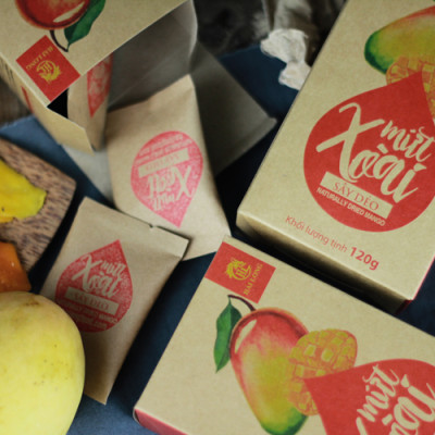 Combo Mứt Xoài Sấy Dẻo Hải Long (120g) + Mãng Cầu Sấy Dẻo Hải Long (120g)